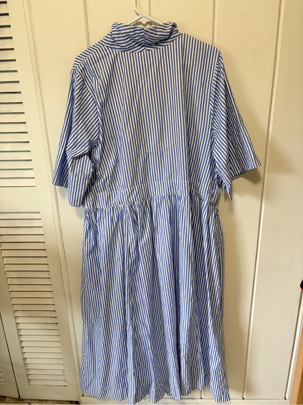Gretchen Scott Designs Blue and White Striped Maxi Dress - Picture 2 of 2